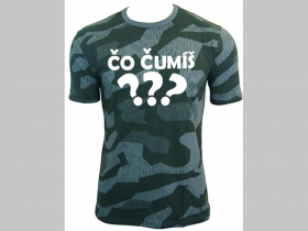 Čo čumíš? - nočný " ruský " maskáč - Nightcamo SPLINTER, pánske tričko 100%bavlna